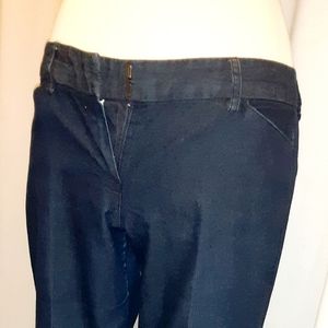 B.Moss size 6 flare darkwash Jean's womens dimensi